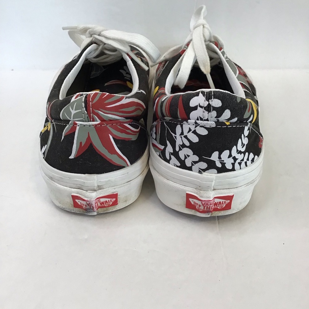 Vans Women's Style 95 Black Floral Canvas Sneakers with Yellow Accents 9.5 - Picture 5 of 8